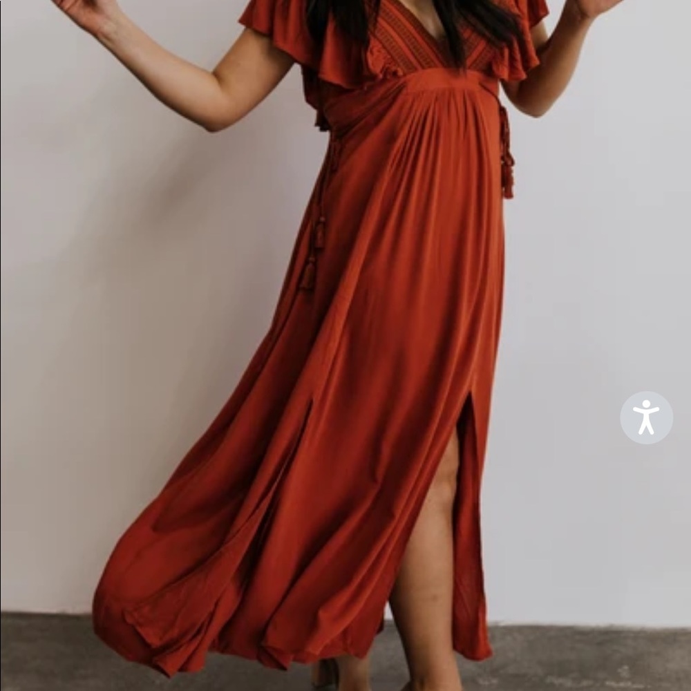 Deep V Maxi Dress Maternity photoshoot